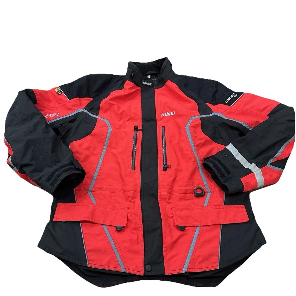 Reima Men's Gore-Tex XCR Snow/Motorcycle Jacket Hi-Vis Red/Black Size Large